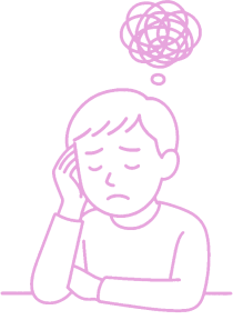 悩みイラスト