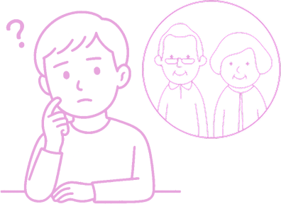 悩みイラスト